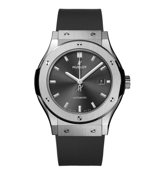 Hublot Classic Fusion Racing Grey Titanium, 42mm with Grey Rubber Strap