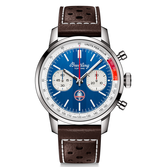 Breitling Top Time B01 Shelby Cobra 41mm Watch with Blue Dial