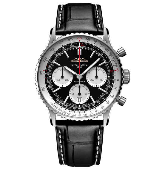 Breitling Navitimer B01 Chronograph 41 Watch with Black Dial