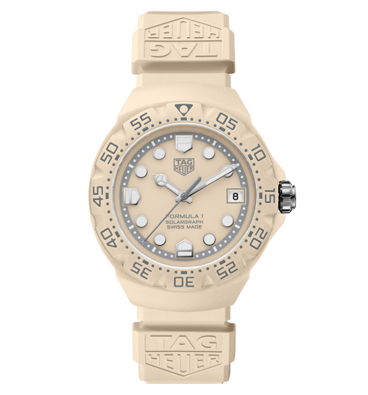 TAG Heuer Formula 1 Solargraph Watch with Beige Dial, Limited Edition