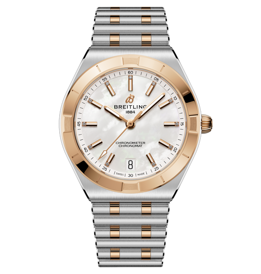 Breitling Chronomat Automatic 36 Watch with Mixed Metals Bracelet