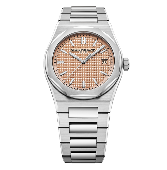 Girard-Perregaux Laureato Fifty 39mm Watch with Rose Dial