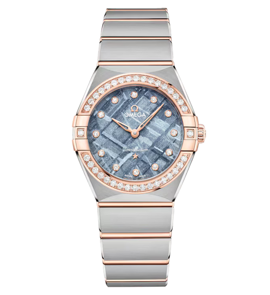 OMEGA Constellation, 28mm with Blue Meteorite Dial