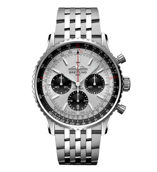 Breitling Navitimer B01 Chronograph 43 Watch with Gray Dial
