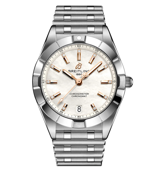 Breitling Chronomat 32 Watch with Mother of Pearl Dial