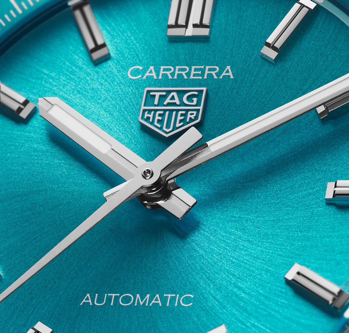 TAG Heuer Carrera Date Watch with Turquoise Dial
