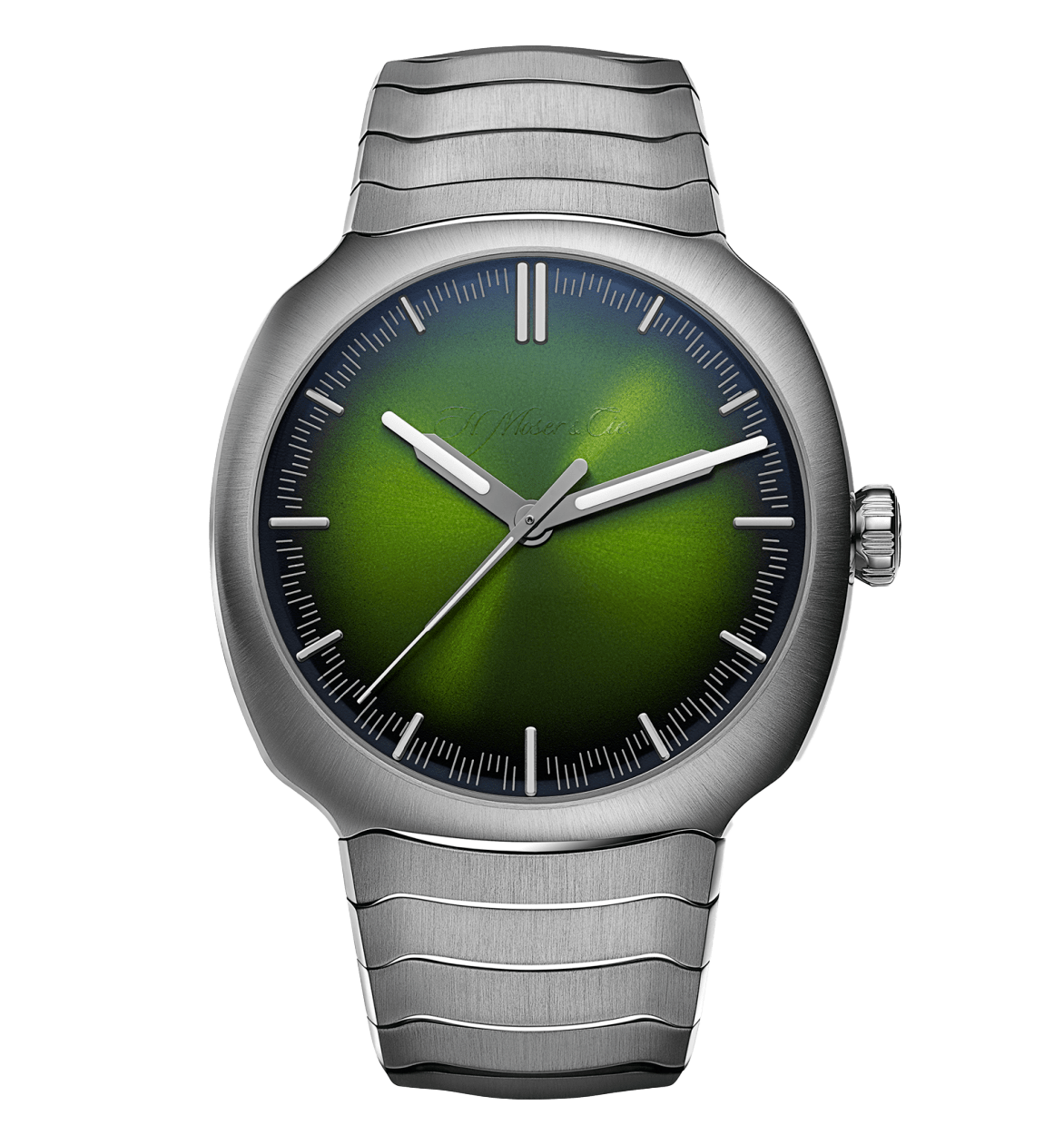 H. Moser & Cie. Streamliner, 40mm with Matrix Green Dial