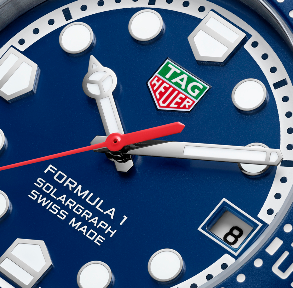 TAG Heuer Formula 1 Solargraph Watch with Blue Dial