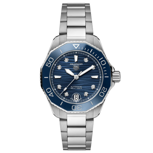 TAG Heuer Ladies' Aquaracer Professional 300, 36mm with Blue Diamond Dial