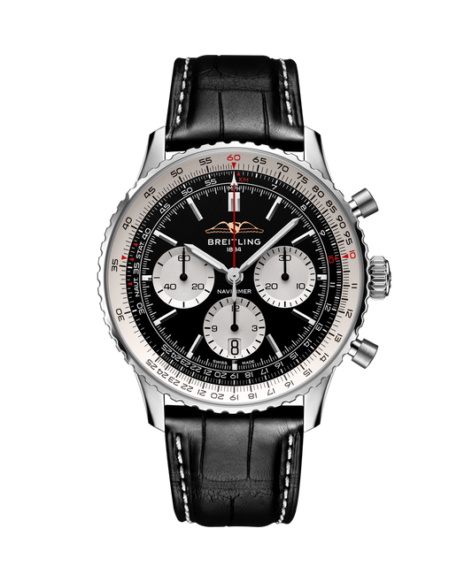 Breitling Navitimer B01 43mm Watch with Black Dial
