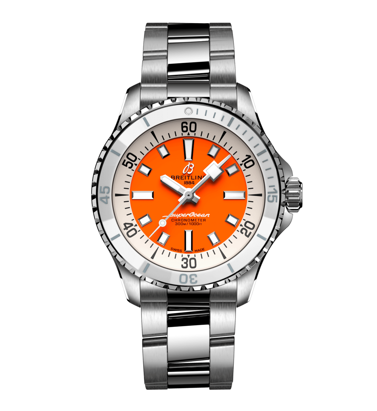 Breitling Superocean Orange Watch, 36mm