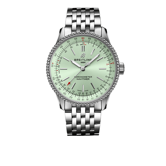 Breitling Navitimer Watch with Stainless Steel Strap, 35mm