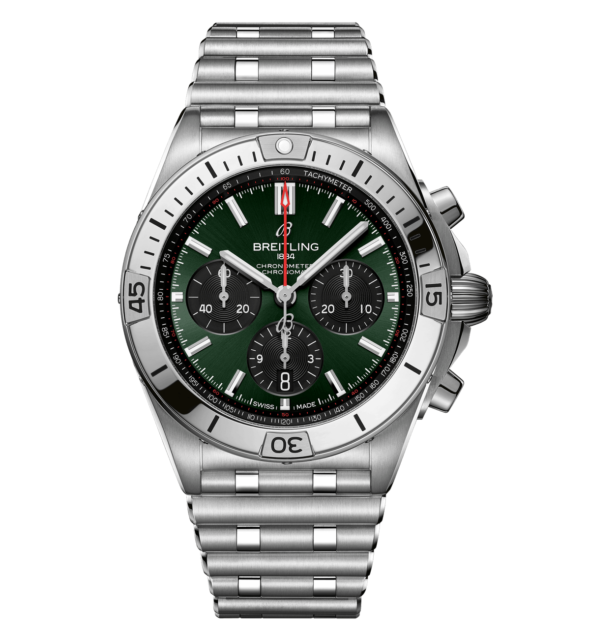 Breitling Chronomat B01 Chronograph 42 Watch with Stainless Steel Bracelet
