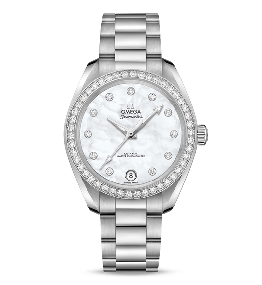OMEGA Seamaster Aqua Terra 150m Co-Axial Master Chronometer 34mm with White Dial
