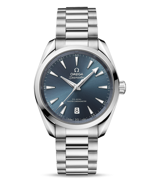 OMEGA Seamaster Aqua Terra 150m Co-Axial Master  Chronometer, 38mm with Blue Dial