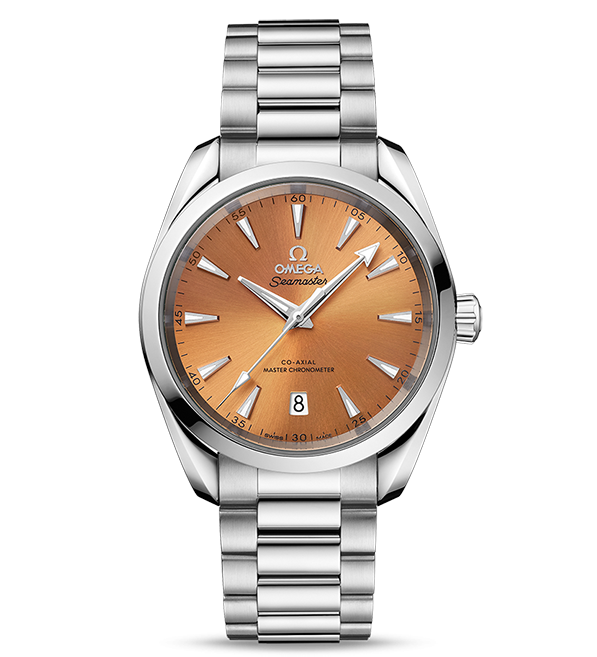 OMEGA Seamaster Aqua Terra 150m Co-Axial Master Chronometer, 38mm with Saffron Dial