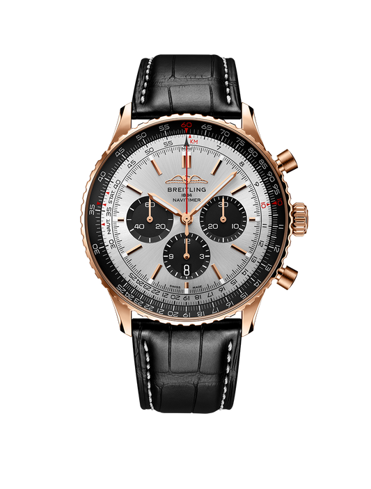 Breitling Navitimer B01 46mm Watch with Silver Dial
